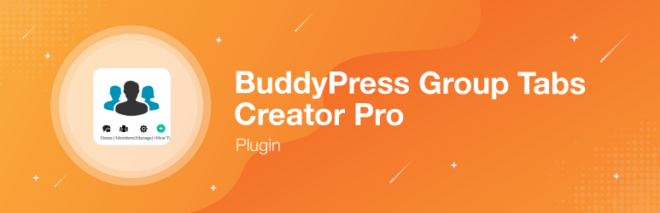 BuddyPress组选项卡创建程序专业版-