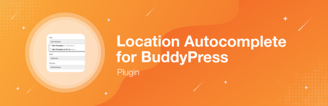 BuddyPress的位置自动完成